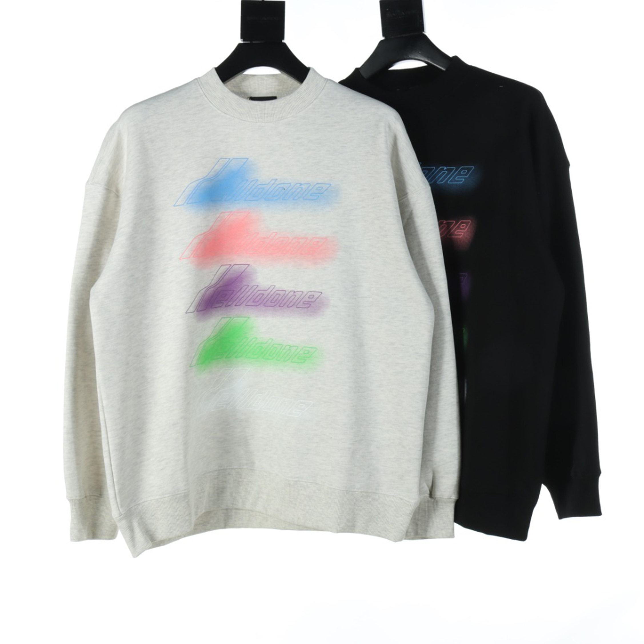 WE11DONE 24FW ネオンバラージ クルーネックスウェットシャツ 詳細画像 1