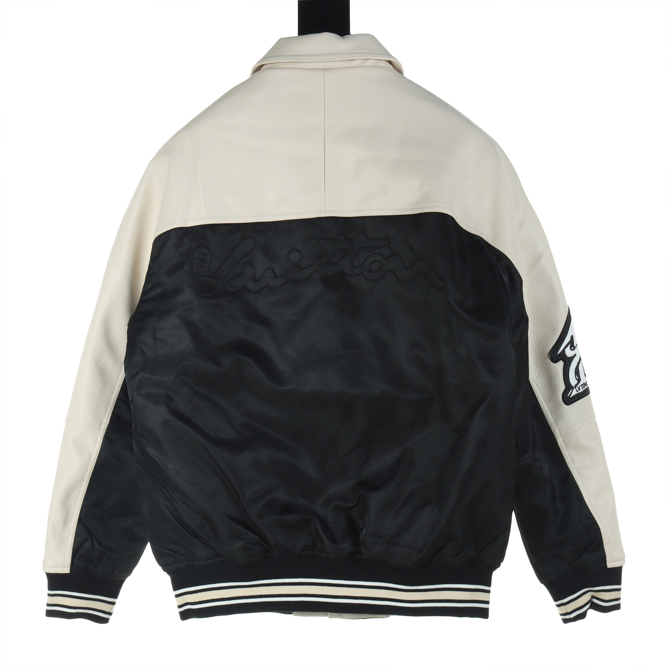 ルイ・ヴィトン LV 23Fw コントラストカラーパッチワークスタジャン 詳細画像 3