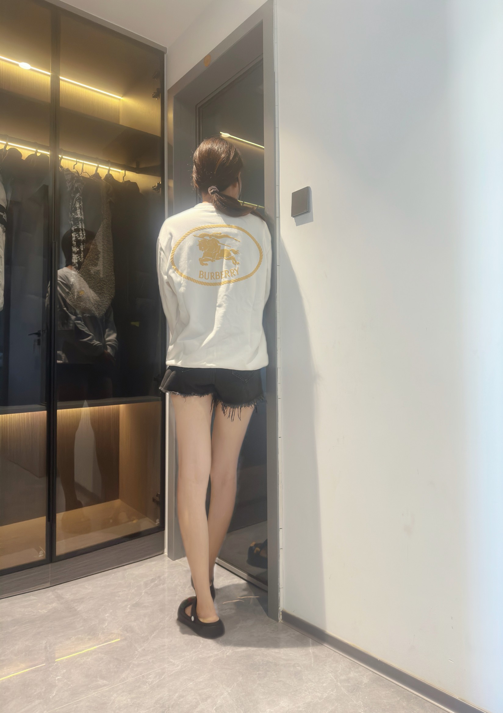 バーバリー ホースバック クルーネック スウェットシャツ 詳細画像 3