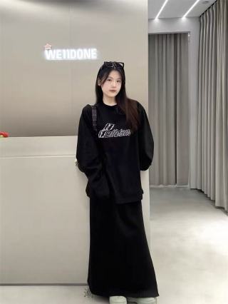 We11done パールダイヤモンドロゴ ロングスリーブTシャツ 詳細画像 1