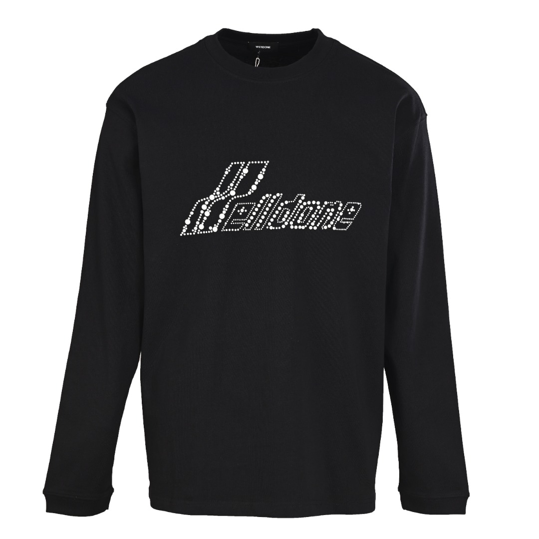 We11done パールダイヤモンドロゴ ロングスリーブTシャツ 詳細画像 3