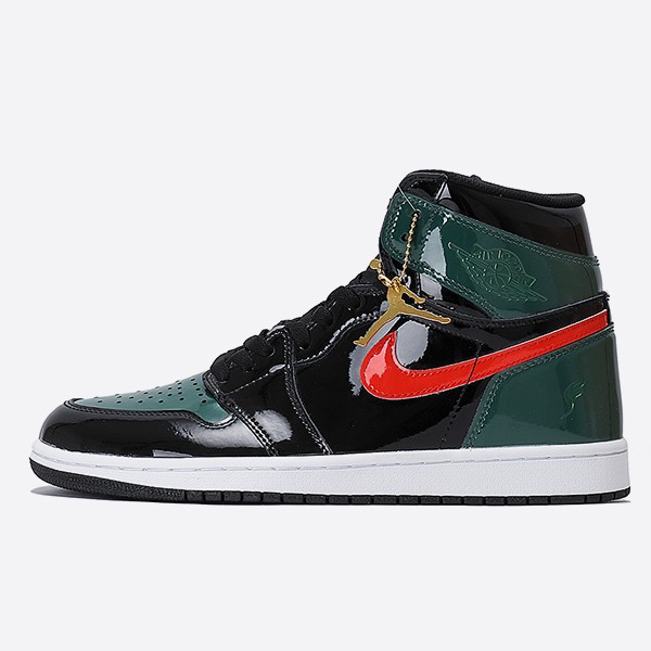 JORDAN 1 GREEN PATENT LEATHER 