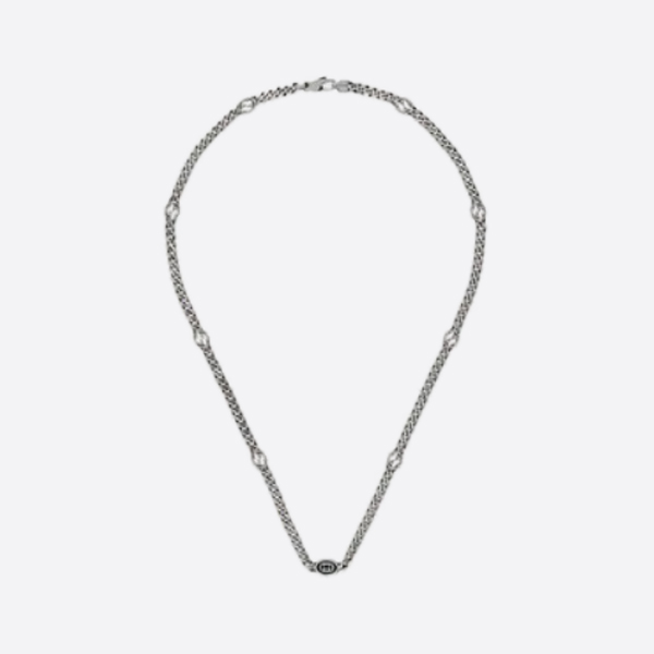 グッチインターロッキングG スリムネックレス 678661 J8410 8191