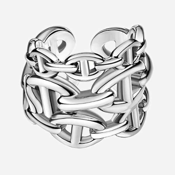 エルメスChaine d'ancre Enchaineeリング H109506B 00046
