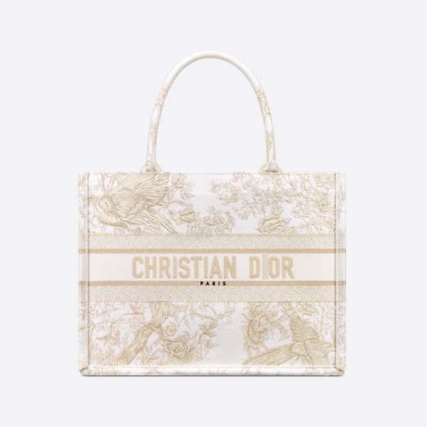 ディオールBOOK TOTE ミディアムバッグ Jardin d'Hiver エンブロイダリー M1296ZRZF_M981