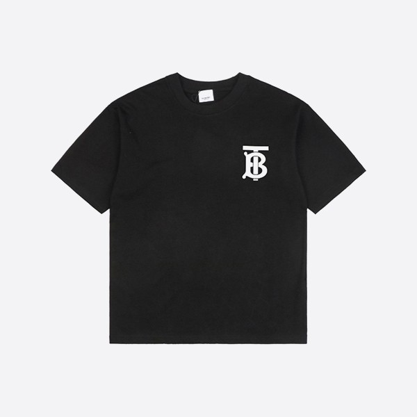 バーバリー モノグラムモチーフ オーバーサイズ Tシャツ ブラック