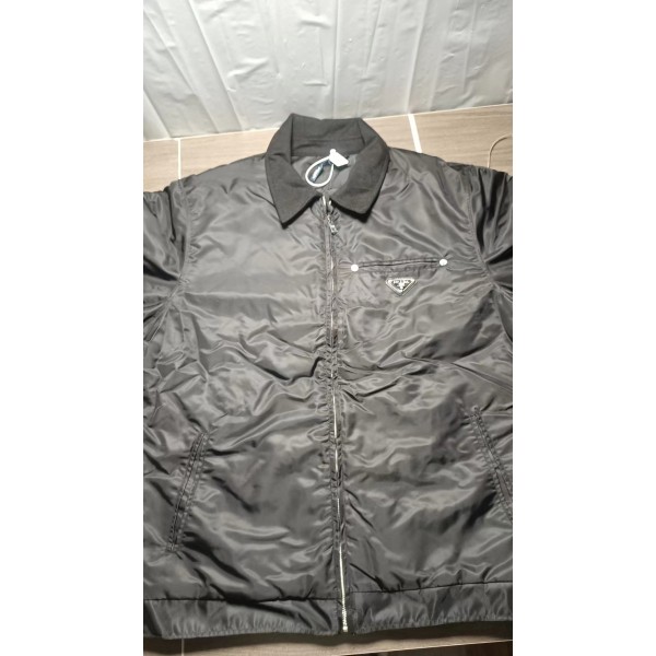 Prada Black Re-nylon Blouson Jacket