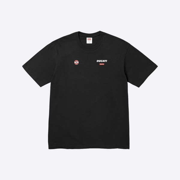 シュプリーム ドゥカティ ロゴ Tシャツ ブラック