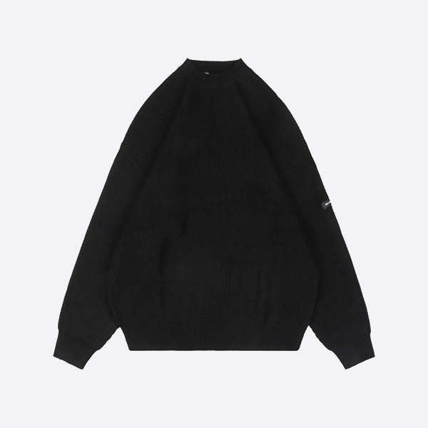 バランシアガ 24Fw アームパリスモールレーベル クルーネックセーター