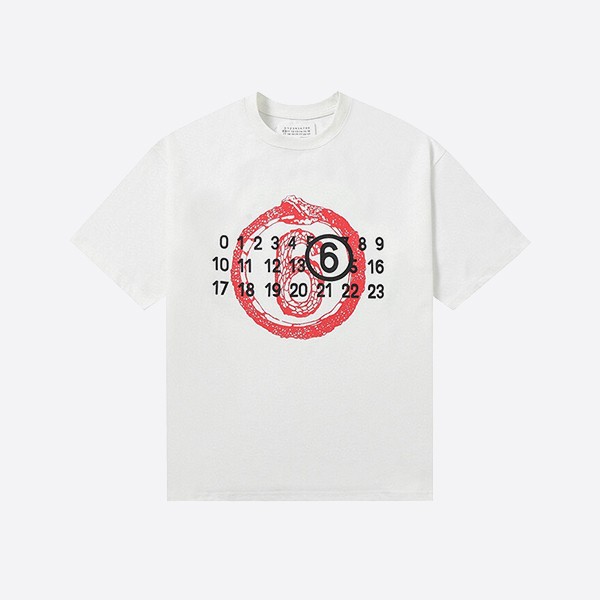 MM6 メゾン マルジェラ イヤー オブ ザ スネーク Tシャツ ホワイト
