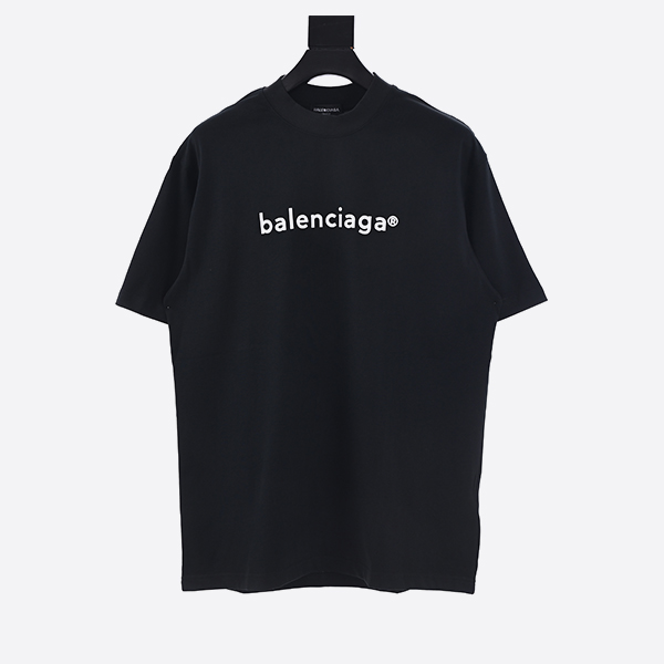 バレンシアガ R ロゴ Tシャツ ブラック
