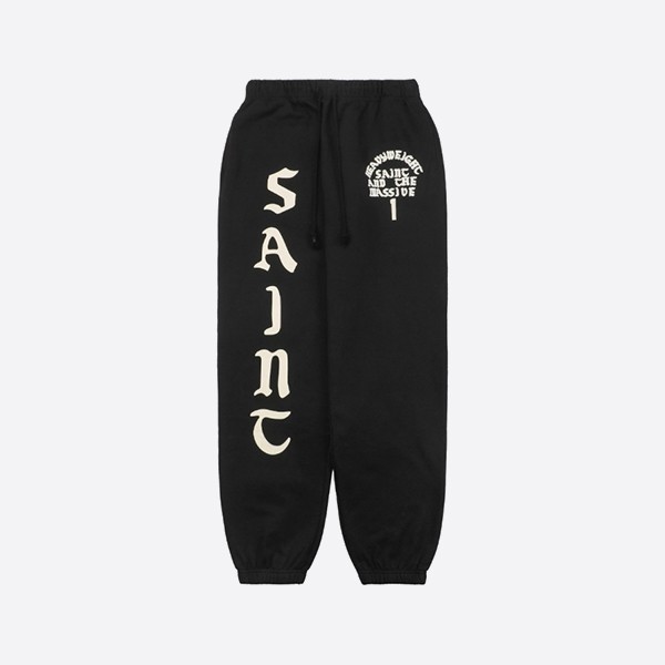 セントマイケル スウェットパンツ IT'S SAINT ブラック