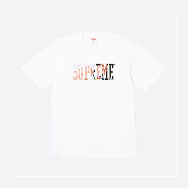 シュプリーム テラ パトリック カレッジ T シャツ ホワイト