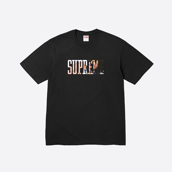 シュプリーム テラ パトリック カレッジ T シャツ ブラック