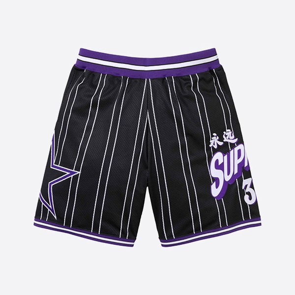 シュプリーム スター バスケットボール ショーツ ブラック