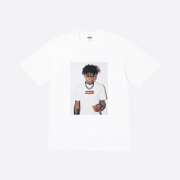 シュプリーム NBA ヤングボーイ Tシャツ ホワイト