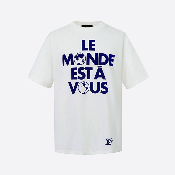 ルイ・ヴィトン グラフィック コットン Tシャツ ホワイト