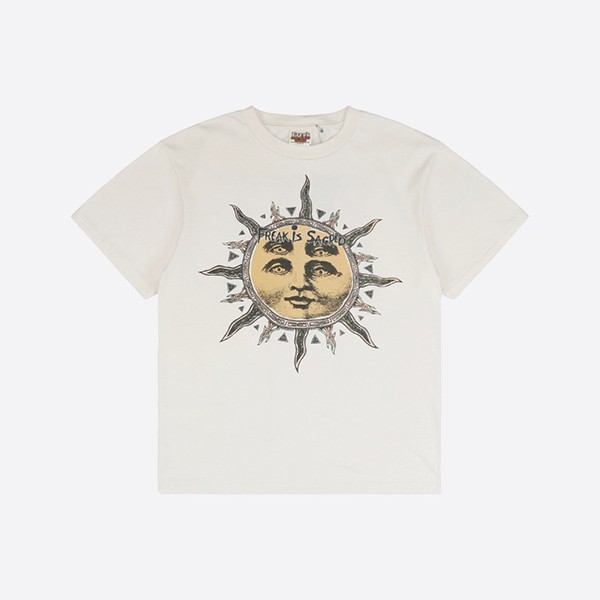 CACTUS PLANT FLEA MARKET x セントマイケル プリントコットンTシャツ ホワイト