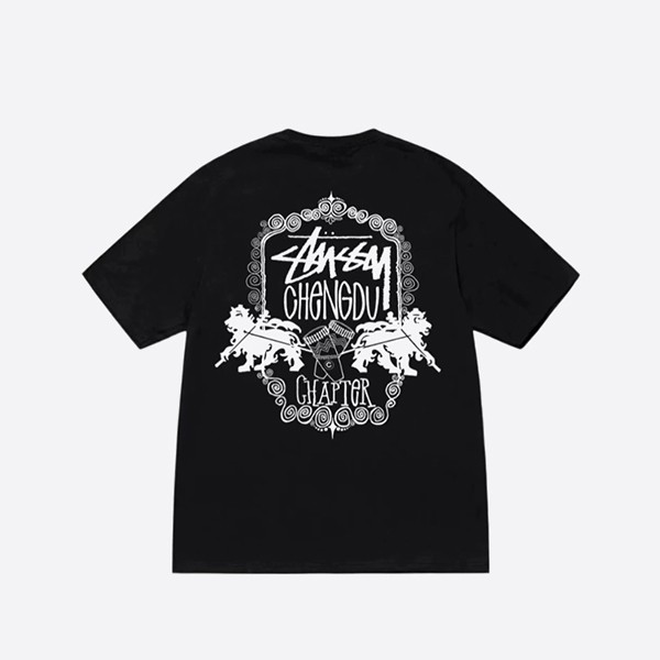 ステューシー 成都 チャプター Tシャツ ブラック
