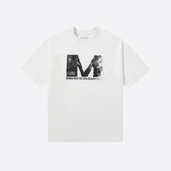 MM6 メゾン・マルジェラ フェード M Tシャツ ホワイト