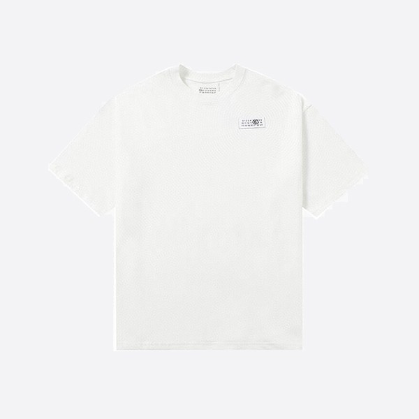 MM6 メゾン・マルジェラ テーピング ロゴ Tシャツ ホワイト