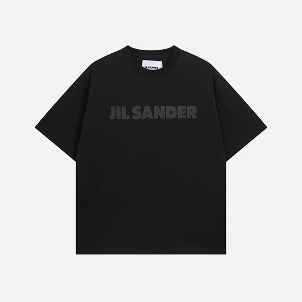 ジル・サンダー ブラック ロゴ Tシャツ ブラック