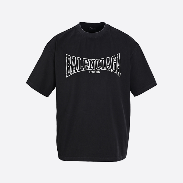 バレンシアガ ボクシング Tシャツ オーバーサイズフィット ブラック