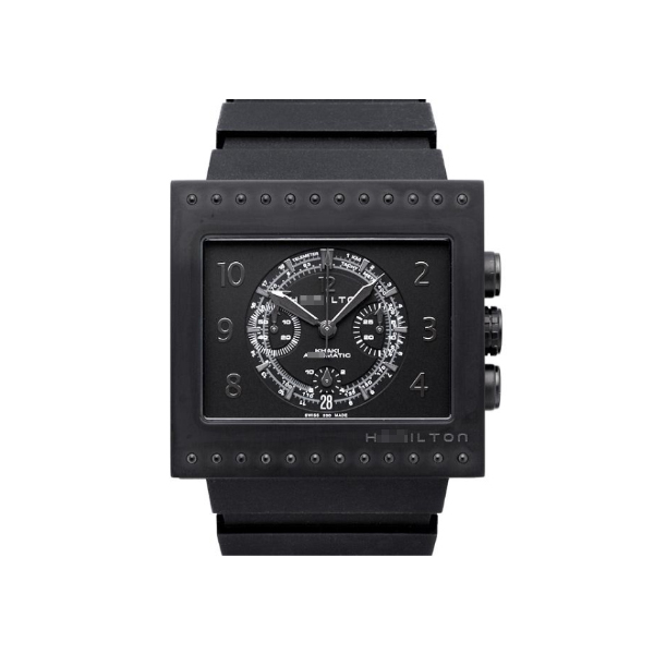  H79686333 ブラッククロノグラフ
