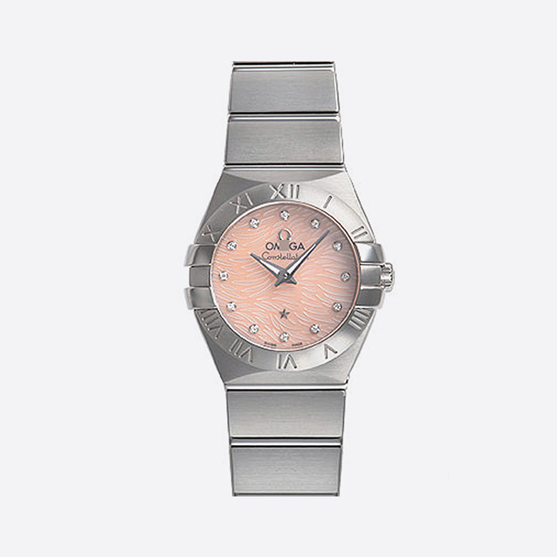 OM*GA Constellation Brushed quartz plum 123.10.24.60.57.002