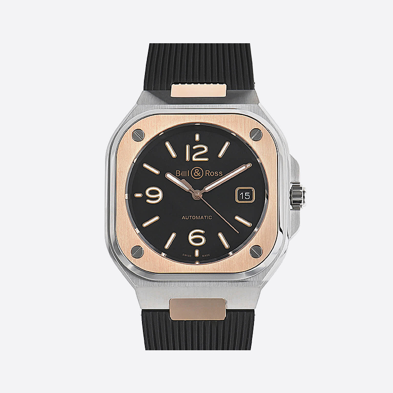 BR05 BLACK STEEL&GOLD BR05A-BL-STPG/SRB