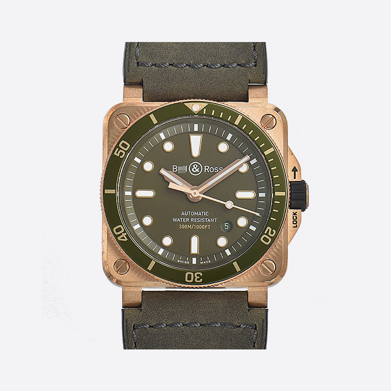 BR03―92 DIVER GREEN BRONZE 世界限定999本 BR0392-D-G-BR/SCA