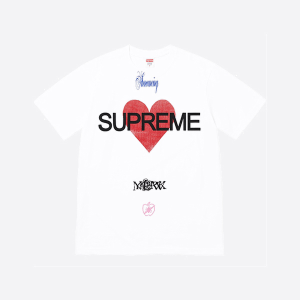 シュプリーム アナウンス Tシャツ ホワイト
