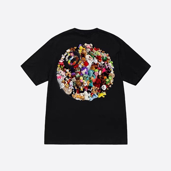 ステューシー プラッシュ Tシャツ ブラック