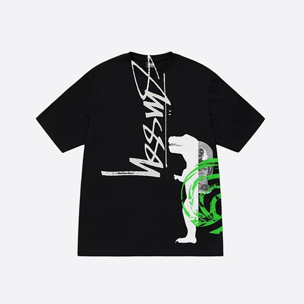 ステューシー デビッドソン ディノ Tシャツ ブラック