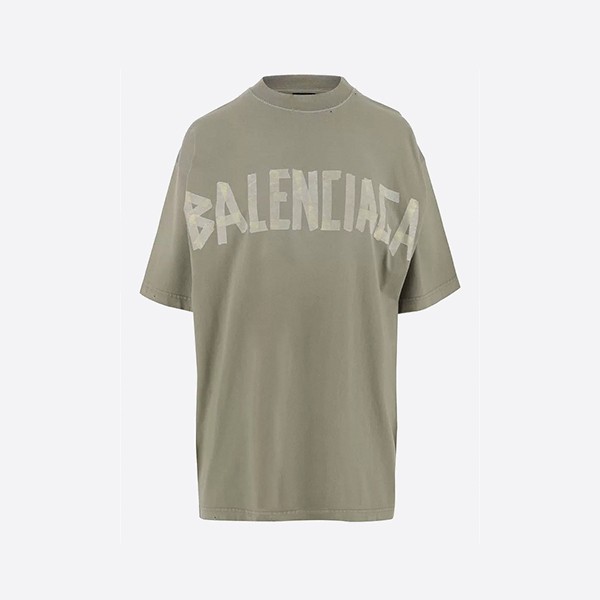 バレンシアガ トープ ニューテープタイプ ミディアムフィット Tシャツ