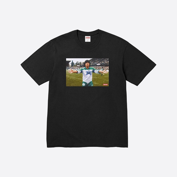 シュプリーム マラドーナ Tシャツ ブラック