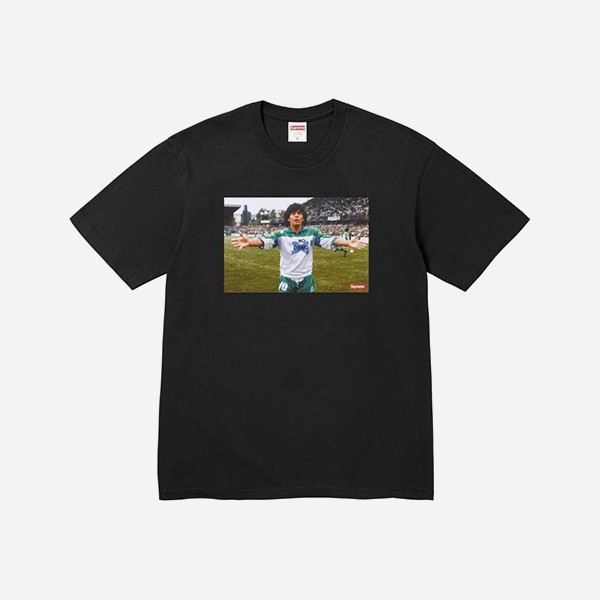 シュプリーム マラドーナ Tシャツ ブラック