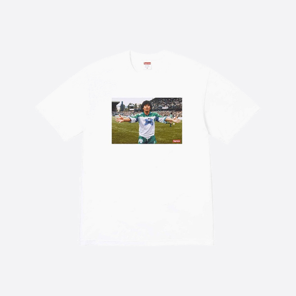 シュプリーム マラドーナ Tシャツ ホワイト