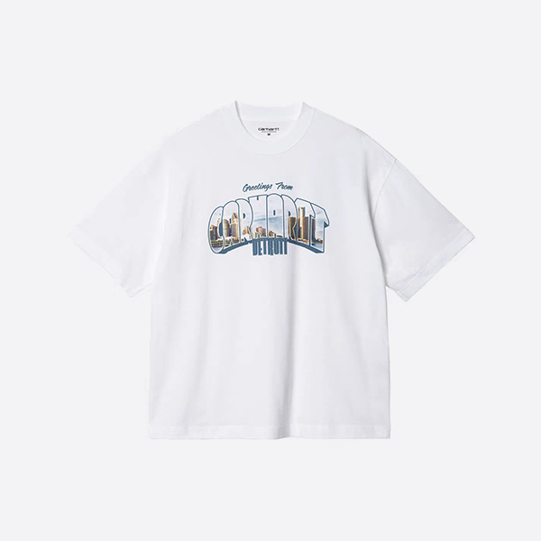 カーハート WIP グリーティング S/S Tシャツ ホワイト