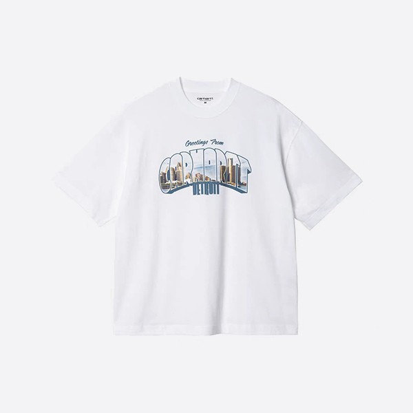 カーハート WIP グリーティング S/S Tシャツ ホワイト