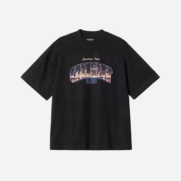 カーハート WIP グリーティング S/S Tシャツ ブラック