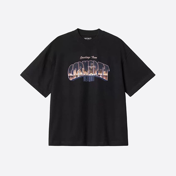 カーハート WIP グリーティング S/S Tシャツ ブラック