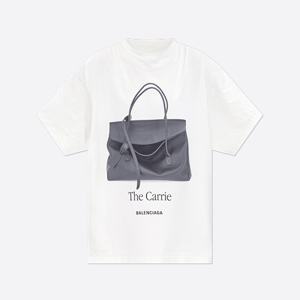 バレンシアガ キャリー Tシャツ ホワイト