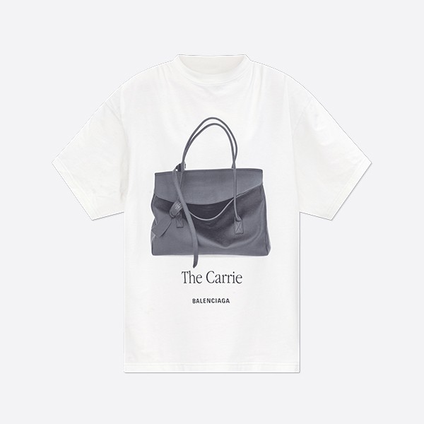 バレンシアガ キャリー Tシャツ ホワイト