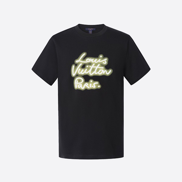 ルイ・ヴィトン グロー シグネチャー Tシャツ ブラック