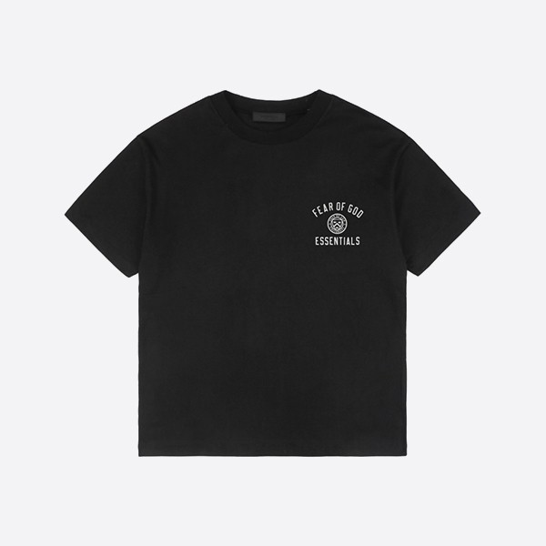 フィアオブゴッド エッセンシャルズ マリンユニバーシティ クルーネック Tシャツ ブラック