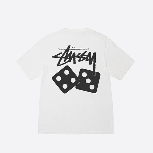 ステューシー ダイス Tシャツ ピグメント ナチュラル