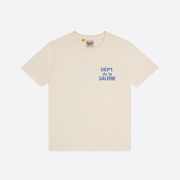 ギャラリーデプト フレンチTシャツ クリームブルー