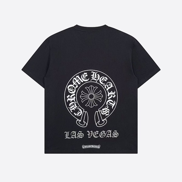 クロームハーツ ラスベガス限定 ホースシューロゴTシャツ ブラック