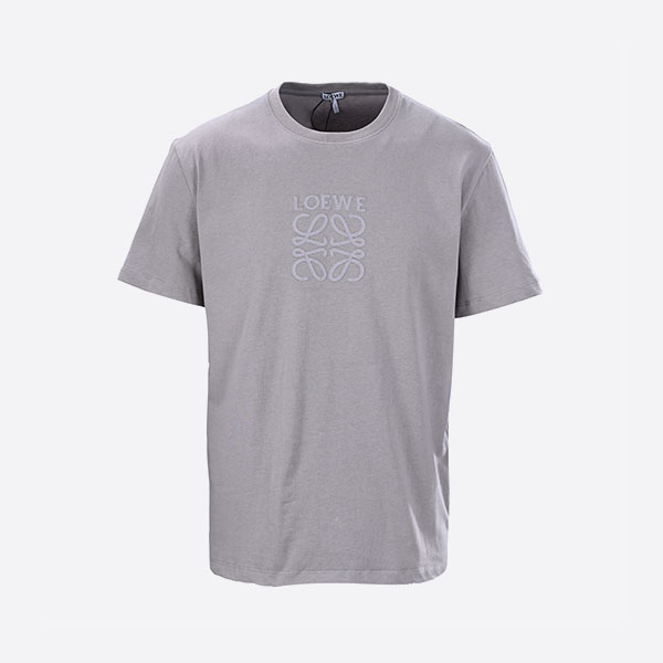 ロエベ アナグラム アップリケ リラックスフィット Tシャツ グレー